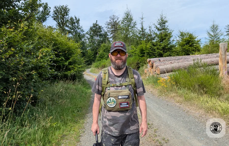 Wandern in Richtung Silbersee (Breidenbach)